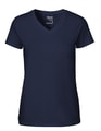 Dames T-shirt V Hals Neutral O81005 Navy